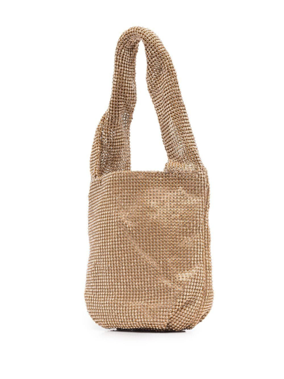Rosantica Crystal-trimmed Small Tote In Neutrals