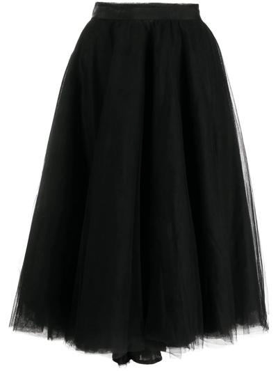 Shop Marc Le Bihan Full Tulle Skirt In Black