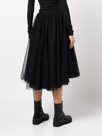 Shop Marc Le Bihan Full Tulle Skirt In Black