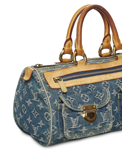 Louis Vuitton 2005 Made Denim Monogram Neo Speedy Indigo in 2023