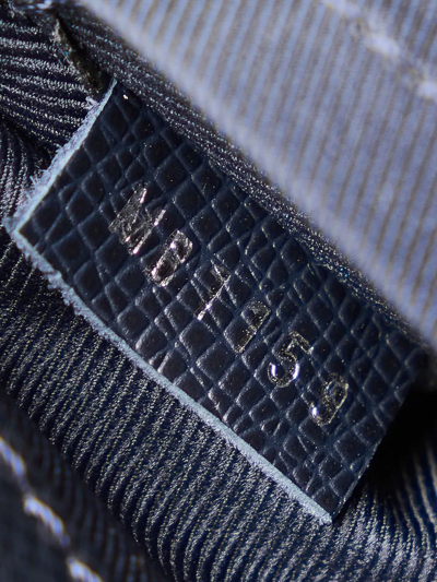 Pre-owned Louis Vuitton Taiga Anton Briefcase In Blue