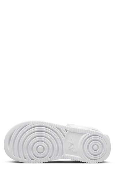 Shop Nike Icon Classic Platform Sandal In White/ Pure Platinum/ White