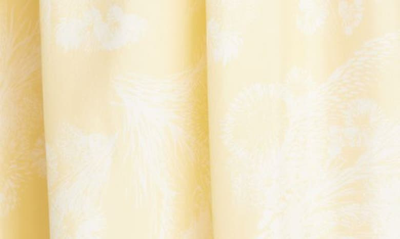 Vince Gathered Printed Silk Midi Skirt In Balm