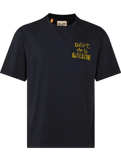 Shop Gallery Department Logo Print Short-sleeve T-shirt In Blau