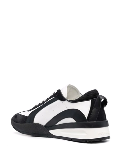 Shop Dsquared2 Panelled Low-top Legend Sneakers In White