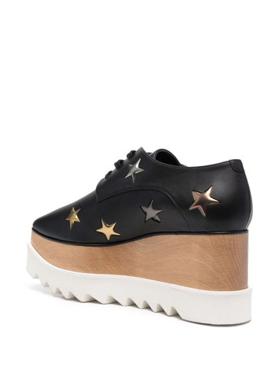 Shop Stella Mccartney Elyse Star 80mm Sneakers In Black