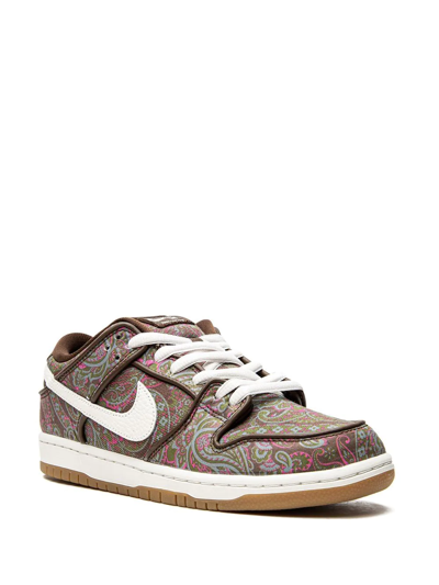 Nike Sb Dunk Low "paisley Brown" Sneakers In Brown