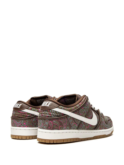 Nike Sb Dunk Low "paisley Brown" Sneakers In Brown