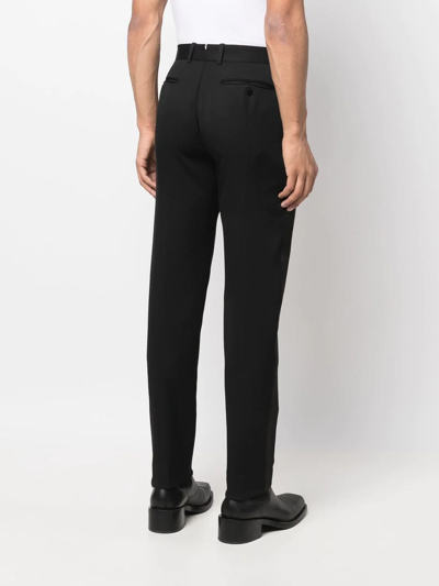 Shop Alexander Mcqueen Straight-leg Tailored Trousers In Black