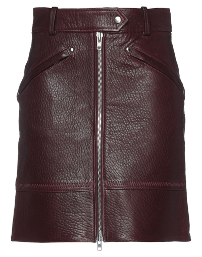 Shop Kenzo Mini Skirts In Deep Purple