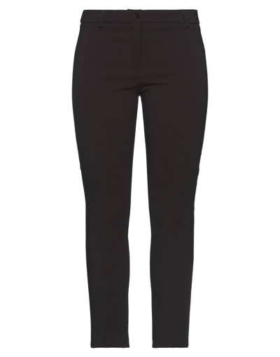Shop Compagnia Italiana Woman Pants Dark Brown Size 10 Viscose, Nylon, Elastane