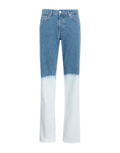 Shop Jjxx By Jack & Jones Woman Jeans Blue Size 24w-32l Cotton