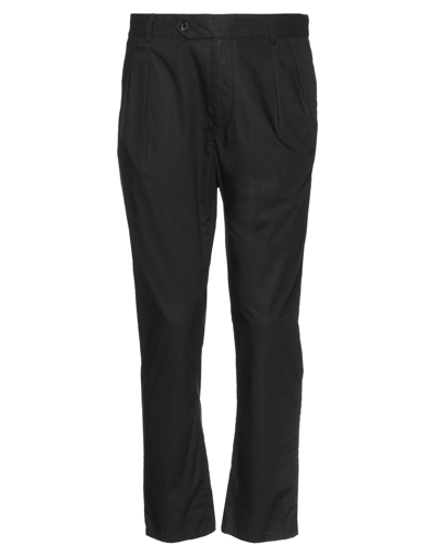 Shop Grey Daniele Alessandrini Man Pants Black Size 34 Cotton