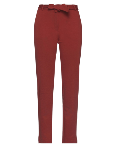 Shop Goodmatch Pants In Brick Red