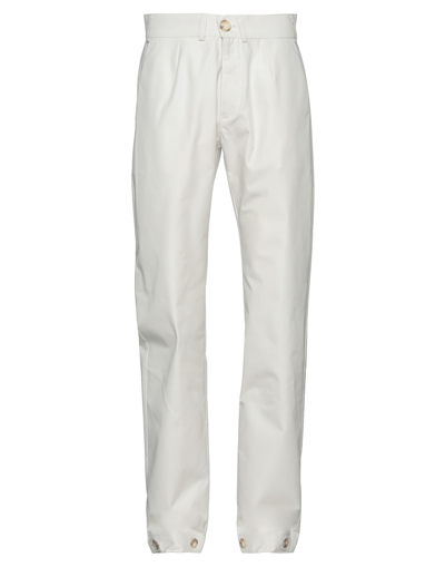 Shop Mansour Martin Man Pants Light Grey Size Xl Organic Cotton