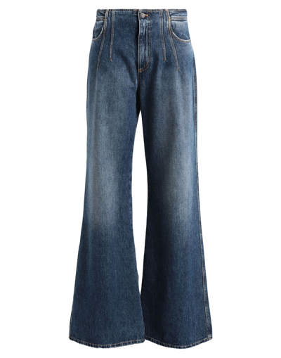 Shop Manila Grace Woman Jeans Blue Size 31 Cotton