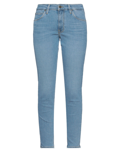 Shop Lee Woman Jeans Blue Size 25w-31l Cotton, Polyester, Elastane