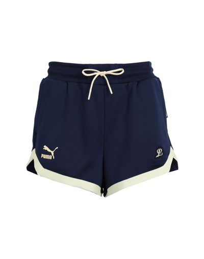 Shop Puma Shorts & Bermuda Shorts In Dark Blue