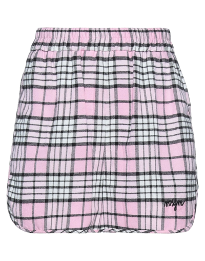 Shop Msgm Woman Shorts & Bermuda Shorts Pink Size 0 Cotton