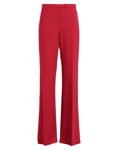Shop Alberta Ferretti Pants In Red