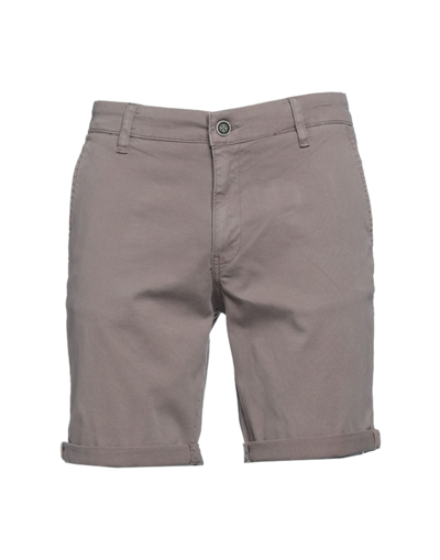 Shop Jack & Jones Man Shorts & Bermuda Shorts Dove Grey Size S Cotton, Elastane