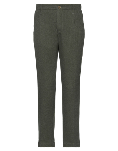 Shop Vandom Man Pants Military Green Size 32 Polyester, Virgin Wool, Viscose