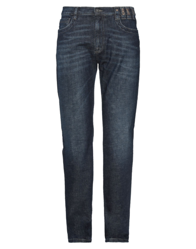 Shop Bikkembergs Man Jeans Blue Size 31 Cotton, Elastane