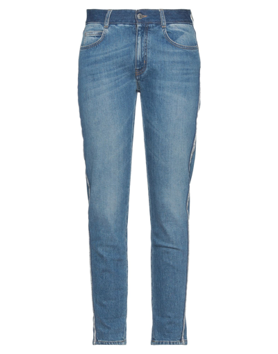 Shop Stella Mccartney Woman Jeans Blue Size 29 Cotton, Elastane