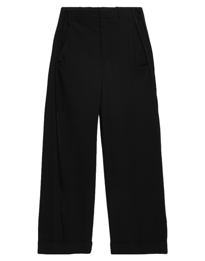 Shop Ann Demeulemeester Woman Pants Black Size 6 Modal