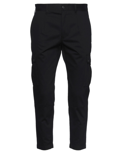Shop Dolce & Gabbana Man Pants Black Size 34 Cotton