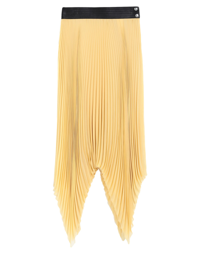 Shop Loewe Midi Skirts In Yellow