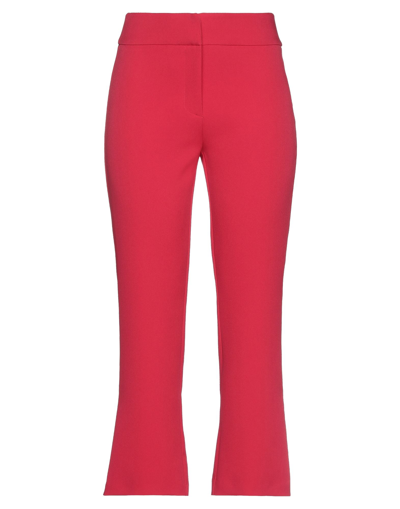 Compagnia Italiana Woman Pants Red Size 10 Polyester, Elastane In Red