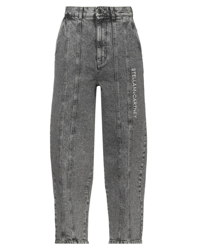 Shop Stella Mccartney Woman Jeans Lead Size 25 Cotton, Elastane In Grey