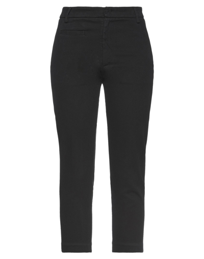 Shop Dondup Woman Pants Black Size 8 Cotton, Lyocell, Elastane