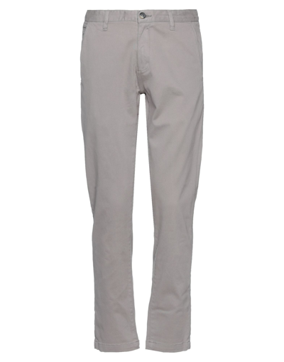 Shop Hermitage Man Pants Grey Size 30 Cotton, Elastane