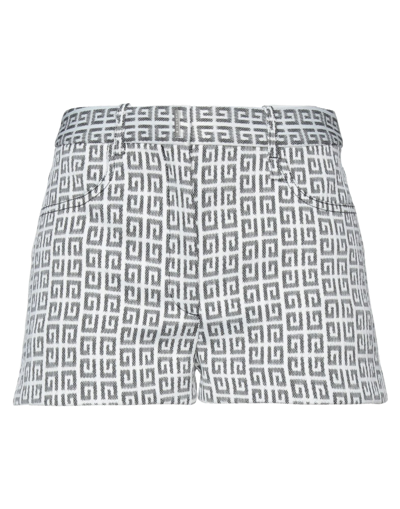 Givenchy Logo-print Cotton Shorts In Black
