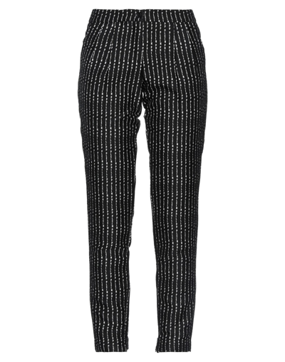 Shop Philipp Plein Woman Pants Black Size L Polyester, Wool