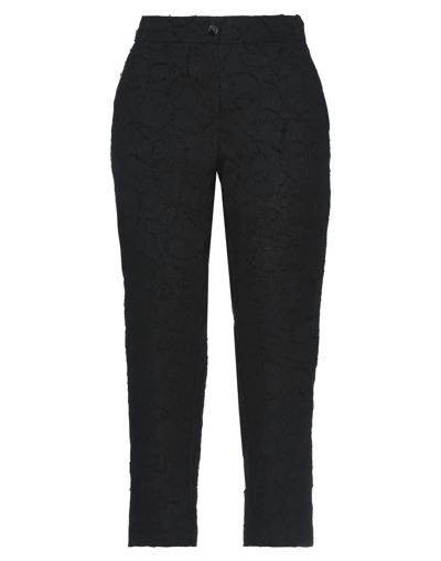 Shop Ottod'ame Woman Pants Black Size 2 Linen