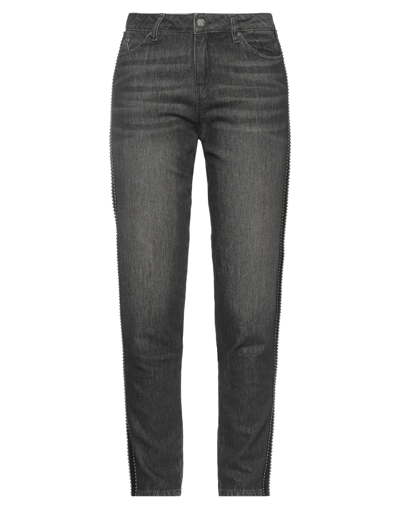 Shop Karl Lagerfeld Woman Jeans Black Size 26 Cotton, Elastane