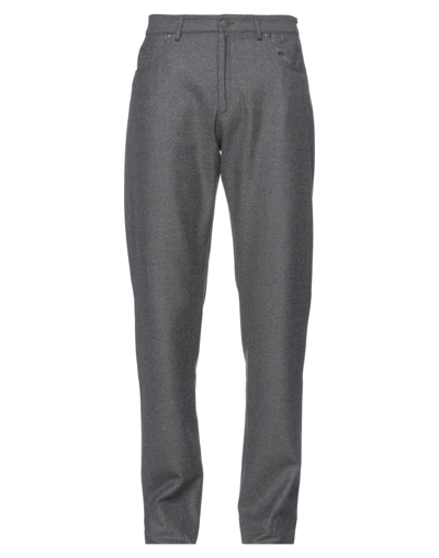 Shop Paul & Shark Man Pants Lead Size 32 Virgin Wool, Polyester, Elastane In Grey
