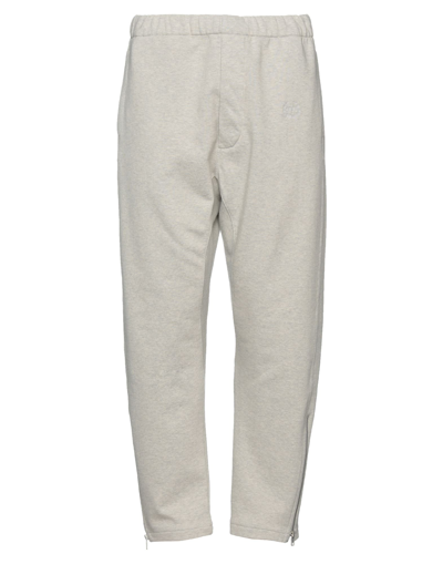 Shop Maison Margiela Man Pants Grey Size 36 Cotton, Elastane, Polyester, Brass