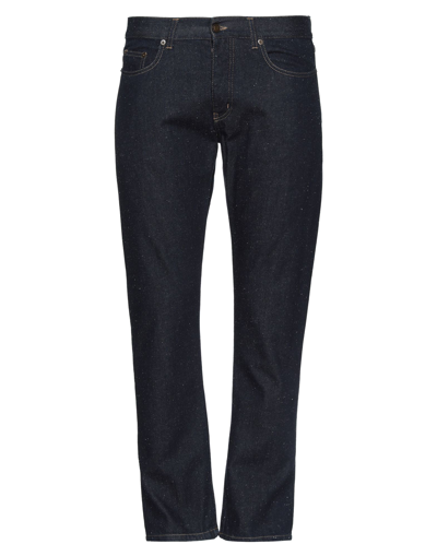 Shop Saint Laurent Man Jeans Blue Size 30w-32l Cotton