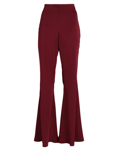 Shop Stella Mccartney Woman Pants Burgundy Size 4-6 Viscose, Elastane In Red