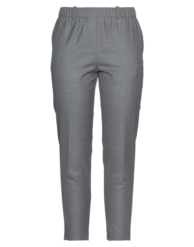 Shop Incotex Woman Pants Grey Size 10 Wool