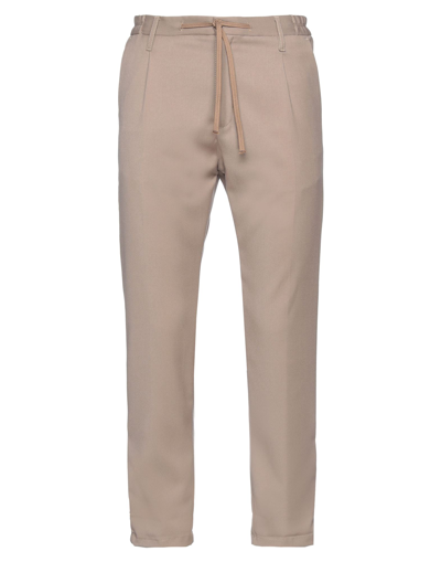 Shop Daniele Alessandrini Homme Man Pants Light Brown Size 34 Polyester, Viscose, Elastane In Beige