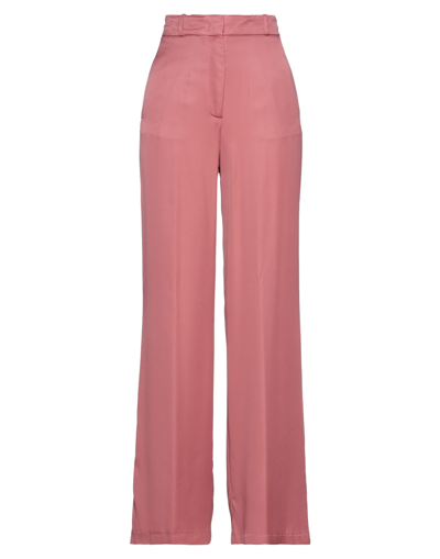 Shop Kiltie Woman Pants Pastel Pink Size 10 Viscose