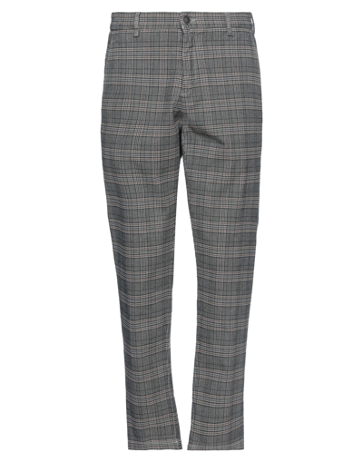 Shop Alessandro Dell'acqua Man Pants Grey Size 30 Cotton, Elastane