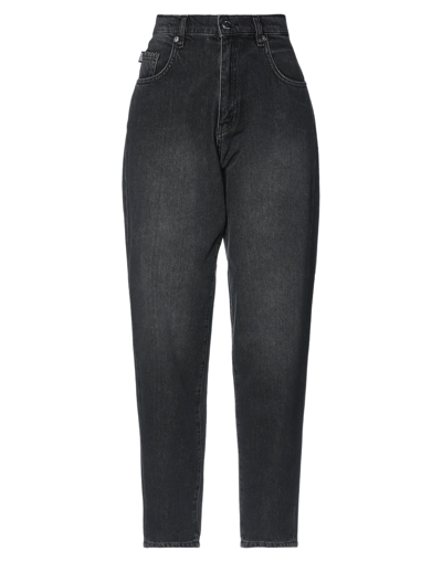 Shop Love Moschino Woman Jeans Black Size 26 Cotton