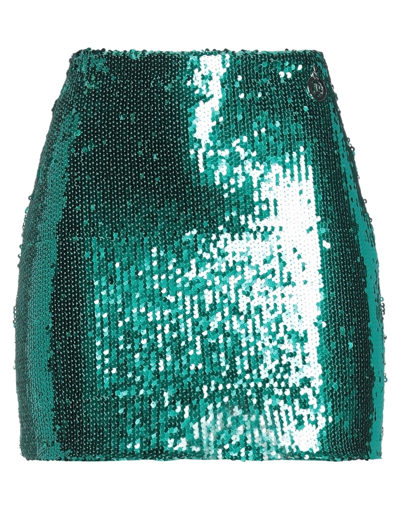Shop Gaelle Paris Gaëlle Paris Woman Mini Skirt Emerald Green Size 4 Polyester
