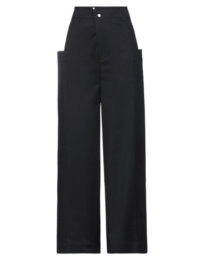 Shop Nehera Woman Pants Black Size 6 Cotton, Lycra